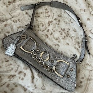 Silver Baguette Purse